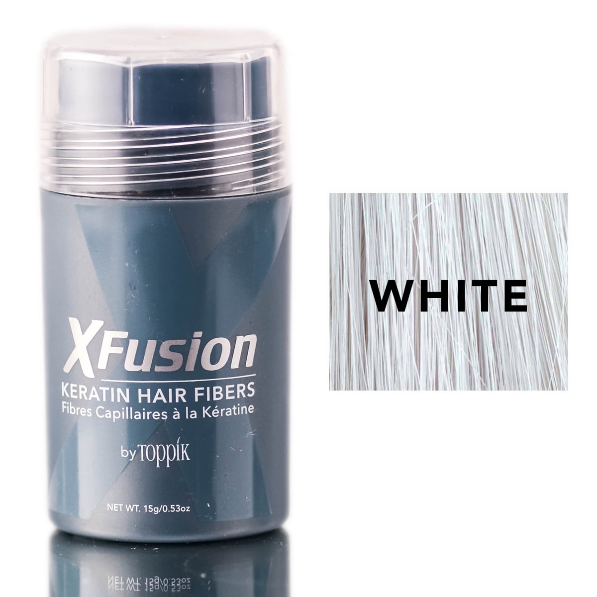 XFusion White Keratin Hair Fibers (Size 0.53 oz)