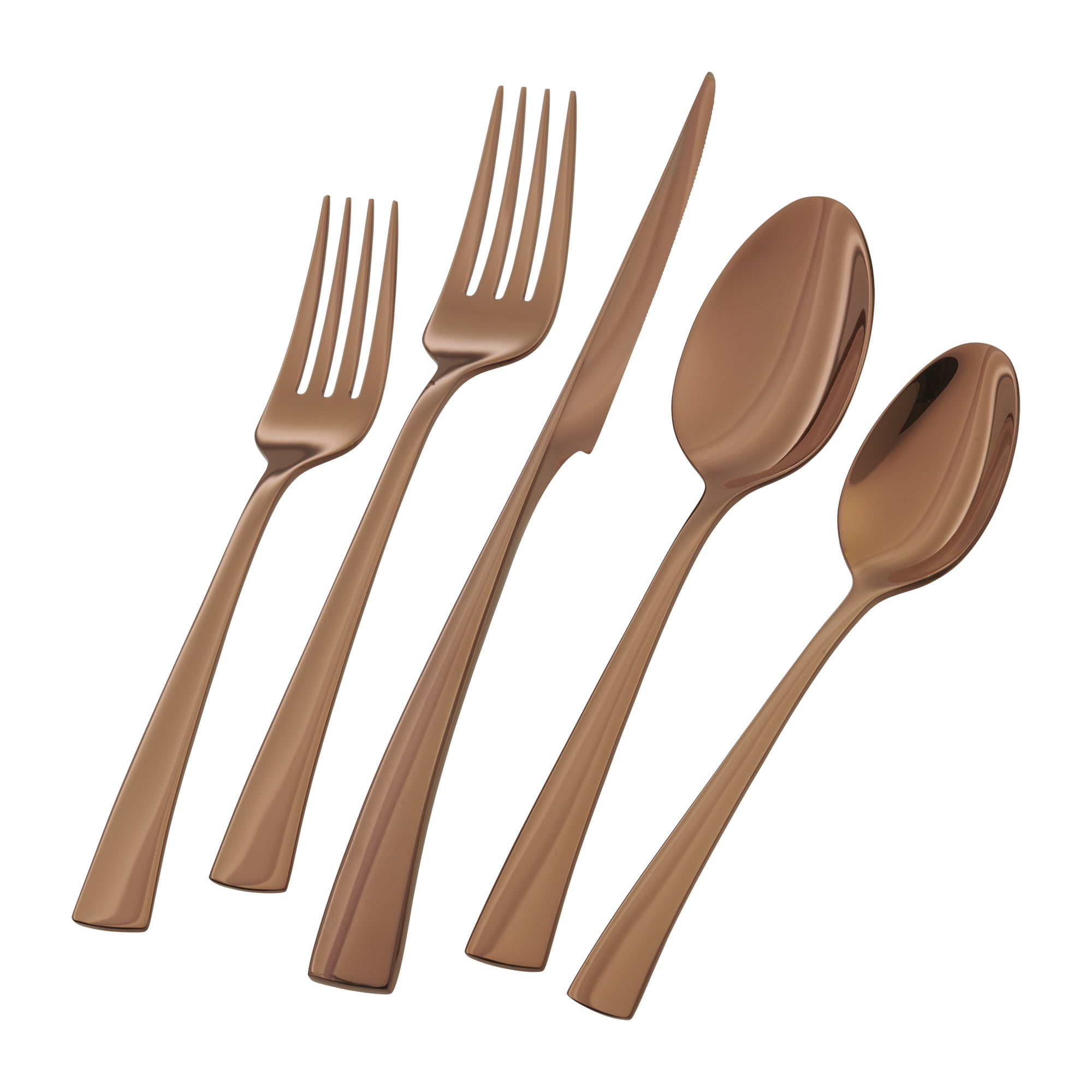 ZWILLING Bellasera 20pc 18/10 Stainless Steel Flatware Set Rose Gold