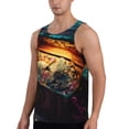 thumbnail image 2 of Salouo Underwater Treasure Chest for Men's Tank Tops,Sleeveless Muscle Shirts for Men Quick Dry Workout Tank Top Gym Muscle Tee Fitness Bodybuilding Sleeveless T Shirt-Medium, 2 of 7