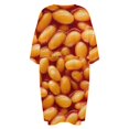 thumbnail image 5 of Baked Beans Sleepshirts For Sleeping Travels Loose Sleepdress Pajama Dress Soft Nightdress Sleepwear, 5 of 7