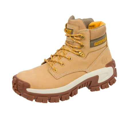 Caterpillar Invader Hi-Top Steel Toe Work Bo Shoe Beigein Size 14