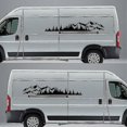 thumbnail image 4 of 2pcs Car Sticker Mountain Forest Vinyl Car Sticker Truck Window Bumper Car Door Sticker Kayak Decorative Vinyl Body Sticker, 4 of 5