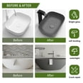 thumbnail image 3 of 16Oz Deep Gray Ceramic tub and tile Paint Refinishing Kit Bathtub Bathroom wall Paint, 3 of 7