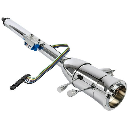 JEGS 70497 Floor Shift Keyed Steering Column 5-Position Tilt 30 in. L 2 in. Dia.