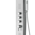 thumbnail image 2 of Malibu 7-in Rain Showerhead ShowerSpa with 2-Oversized Body Jets and Handshower Brushed Stainless Steel, 2 of 6