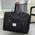 thumbnail image 2 of Foldable Travel Duffel Bag 1PC,19.69x14.57x6.50in,Carry On Luggage Bag Water-Resistant Cloth Tote for Gym Sports Weekenders & Short Trips(Black), 2 of 9