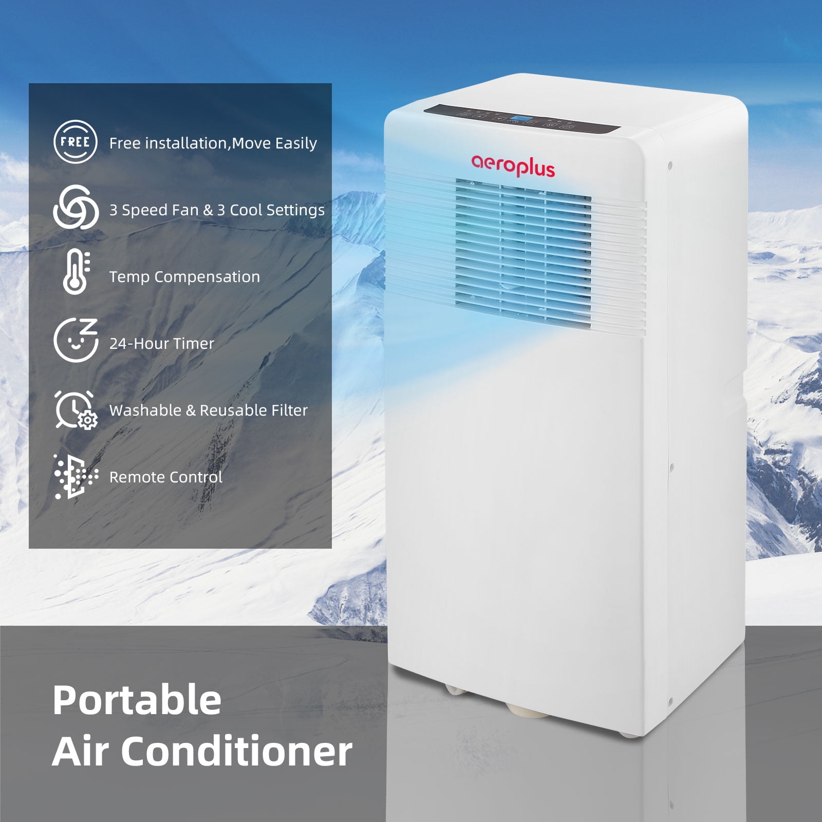 Portable Air Conditioner, 8000 BTU 