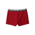 thumbnail image 2 of TTAO Girls Sports Bottoms V-front Elastic Waistband Boyshorts Gym Workout Exercise Boxer Shorts Red 16, 2 of 6