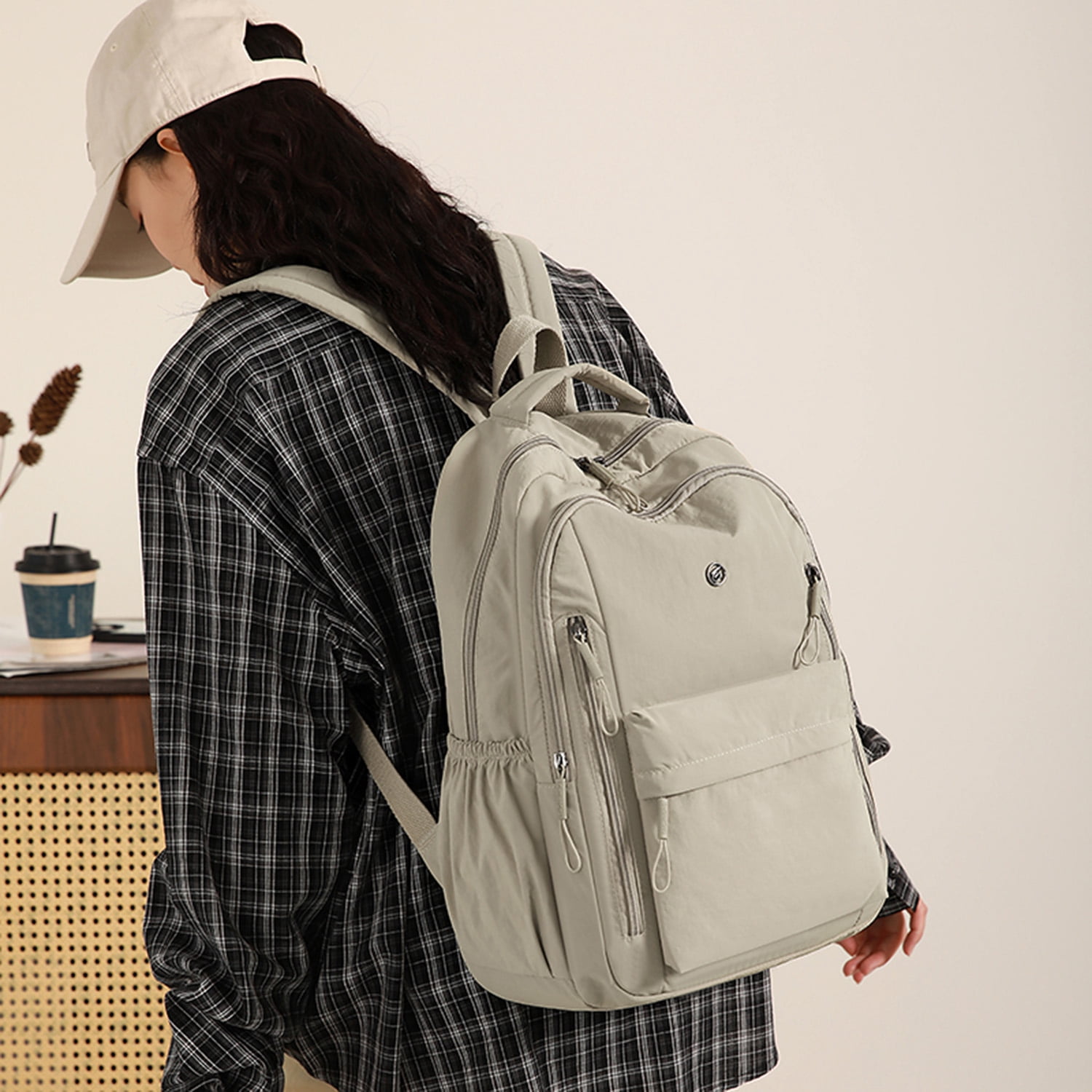 URSOFINE Travel Laptop Backpack, College Backpack for Women and Men, Large Lightweight Everyday Work Business Back Pack, Water-Resistant Anti Theft 15.6 Inch Laptop Casual Bag