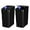 Black+Black, variant on ZM 2 Pack Bathroom Trash can,Smart Touchless Trash Can,Automatic Motion Sensor Trash Bin with Lid,2.4 Gallon Garbage Can, Kitchen, Bathroom, Office, Bedroom Trash can (White+White)