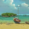 thumbnail image 2 of Novak, Rick 20x20 White Modern Wood Framed Museum Art Print Titled - Sailing Serenity I, 2 of 4