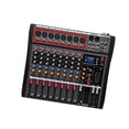 thumbnail image 3 of Mini Sound Mixer,8 Channels Audio Mixer Multifunction Sound Card,Portable 8 Channel Mixer Sound Mixing Console,Mini Sound Mixer Professional DJ Mixer ,Voice Changer Sound Board Console, 3 of 8