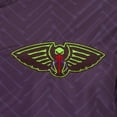 thumbnail image 6 of Men's-JH Design  Purple New Orleans Pelicans 2024/25 City Edition Full-Zip Nylon Bomber Jacket, 6 of 7