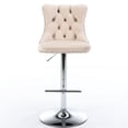 thumbnail image 2 of 360° Swivel Bar Stools with Luxury Buttons / Suitable for Kitchen Island, American Design, 2 of 7