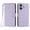 Light purple, variant on Case for Samsung Galaxy S8 plus Wallet protective case, leather phone protective case, equipped with wristband and anti-drop protection function