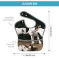 thumbnail image 4 of Bingfone Mess-Proof Baby Bib - Waterproof Bib For Baby Boy Or Girl With Food Catcher Pocket, Unisex-Cute Goat Baby, 4 of 8