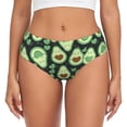 thumbnail image 1 of Fotbe Avocado Heart Calzones Estampados para Mujer – Ropa Interior de Algodón, Cómoda, Suave y Elástica-Large, 1 of 6