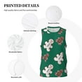 thumbnail image 6 of Easygdp Gingerbread Snowman Cookies Men's Mesh Basketball Jersey Quick Drying Sleeveless Shirts Fitted Muscle Tank Tops Sport Round Neck T-Shirt - XX-Large, 6 of 9