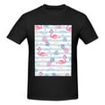 thumbnail image 4 of Bingfone Flamingo And Pineapple Men'S Loose Fit Short-Sleeve Pocket T-Shirt, 4 of 7