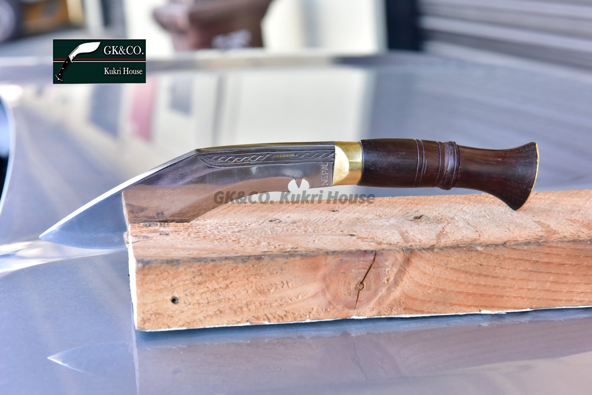 6" Blade Super Mini Jungle Kukri / Khukuri- Kitchen Knife- Handmade in Nepal by GK&CO. Kukri House