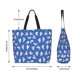 thumbnail image 5 of Fotbe Cute Shark Bolsa Tote Estética de Lona con Estampado para Mujer - Bolsa Reutilizable de Hombro Casual para Vacaciones, Compras, Trabajo y Gimnasio, 5 of 8