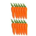 thumbnail image 4 of 12 Piezas Pascua de Pascua Zanahorias Artificiales Suministros de Zanahorias Simuladas Party Modelos de Alimentos Multipropósito Falsos Adorno para El, 4 of 9