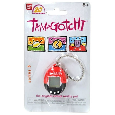 Tamagotchi 20th Anniversary Series 3 Red & Black Virtual Pet