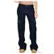 thumbnail image 1 of Gibobby Pantalones de diseño para mujer Botón Pierna ancha Denim Cargo Pantalones Jeans (Negro, XS), 1 of 5