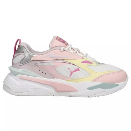 

Puma RS-Fast Limits Shiny Jr White-Chalk Pink-Flower 387756-01 Grade-School Size 6