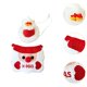 thumbnail image 5 of Babero navideño con gorro para mascotas, decoración navideña para perros y gatos pequeños, ideal para fiestas de invierno. ¡Un regalo fantástico! Acce sombrero pentagrama rojo, 5 of 8