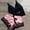 Pink, variant on Satin Pajamas Women Set- Halter Camisole Lace Nightdress Sexy Underwear Sleepwear 2PC