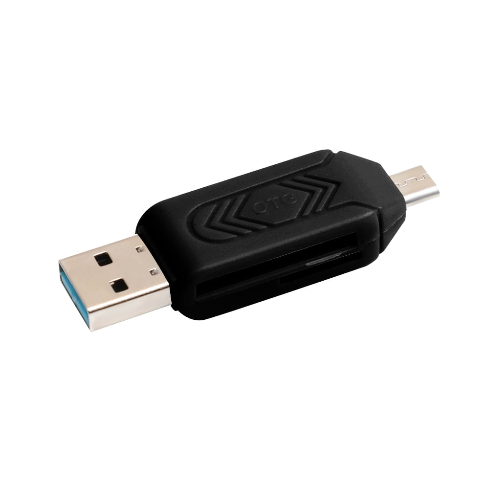 Micro USB 2 IN 1 OTG Card Reader Type-C3.0 Support TF Card Recorder