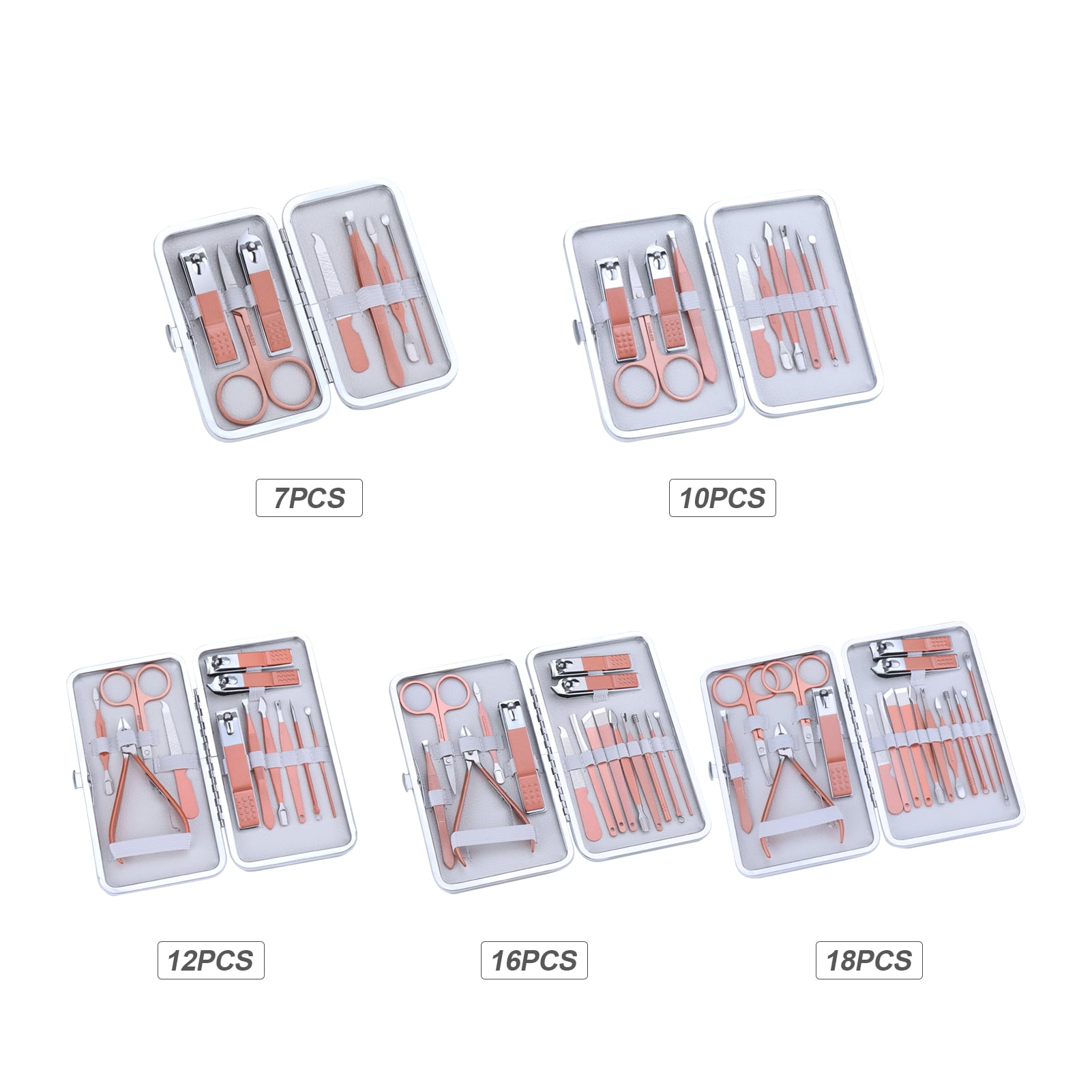 Kit Manucure Pédicure 7 Pièces Professionnel Acier - Neuf, Fabriqué En Allemagne