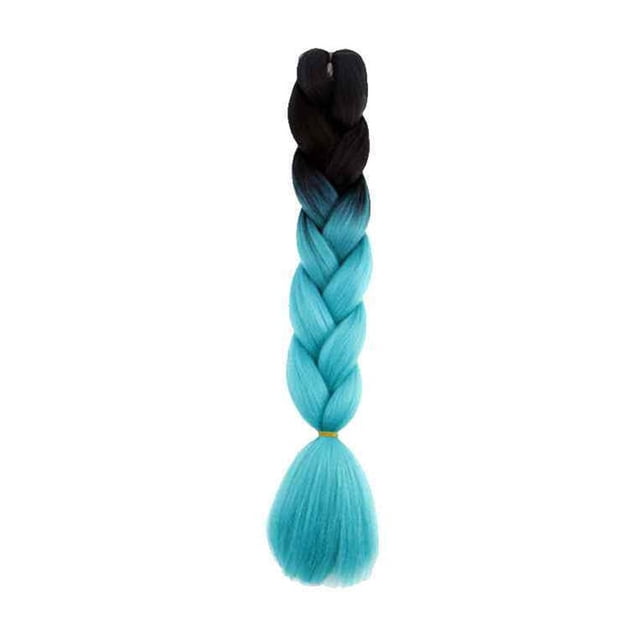 Gradient Color Women Braid Hair Large hair High Braiding Hair Wigs High Temperature Fiber Synthetic Hair Extensions