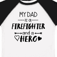 thumbnail image 4 of Inktastic My Dad is a Firefighter and a Hero Boys or Girls Toddler T-Shirt, 4 of 5