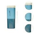 thumbnail image 2 of Vaso para enjuague bucal, estuche para cepillos de dientes, vaso para gárgaras, organizador moderno para cepillos de dientes, pasta de dientes Azul, 2 of 9