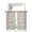 Brown, variant on Black Flower Sheer Kitchen Tier Curtains 45 Inch length,Rod Pocket Half Curtains & Drapes,Vintage Farmhouse Boho Leaf Spring Plant Light Filtering Cafe Bathroom Window Treatments 2 Pcs 27.5"W x 45"L