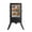 with 3 Replaceable Hooks, variant on TABU Electric Smoker with “S” Hooks,Large Backyard Digital Smoker with Window&Legs for outside,Black