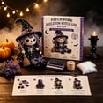 thumbnail image 2 of Patchwork Skeleton Witch DIY Sewing Kit Beginner-Friendly Doll Making Set with Gothic Cute Plush Halloween Craft Activity for Adults Teens Spooky Room Decor Gift, 2 of 5