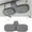 Gray, variant on Hotpom Car Sun Visor Eyeglasses Holder, Magnetic PU Leather Sunglass Holder for Car Sun Visor, Universal Eyeglasses Hanger and Ticket Card Clip for Vehicle Visor, Gray