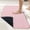 Pink, variant on Bathroom Rug,Rubber Bath Mats for Bathroom,No Slip Bath Rugs,Machine Washable,Low Pile,Absorbent Gray,16" x 24"