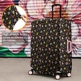 thumbnail image 4 of Black Skull Pineapple Flower Pattern Luggage Cover Fashion Suitcase Cover Baggage Covers Fit 25-28 Inch Luggage (Go Travel), 4 of 5