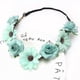 thumbnail image 3 of Sunflower headband (yellow, green, blue) for fashion and accessories, 3 of 4