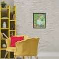 thumbnail image 3 of Stupell Industries Eclectic Flamingos in Dotted Pond Black Floating Frame Canvas Art, 17 x 21, by Nabeela Rumi, 3 of 8
