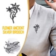 thumbnail image 1 of Fiudx Ofertas Flash Del Día Solo En Línea Broche Antiguo Floral Vintage Broche De Personalidad De Aleación, 1 of 6