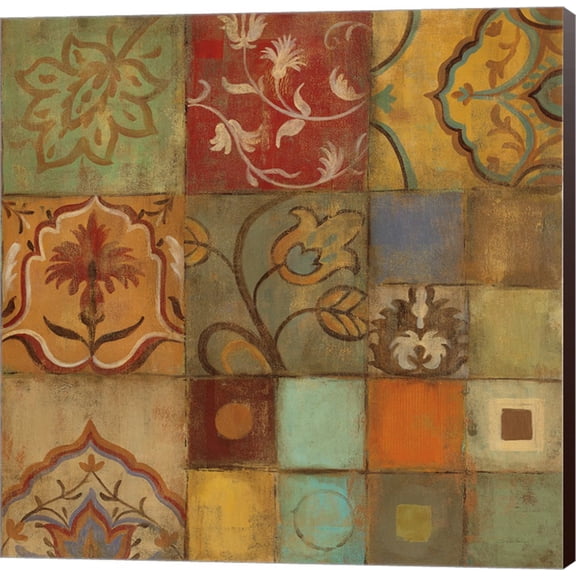 Great Art Now Topkapi Tiles Crop by Silvia Vassileva Canvas Wall Art