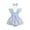 Blue, variant on Musuos Baby Girl Summer 2Pcs Romper Outfit 3 6 12 18 24Months Fly Sleeve Tulle Butterfly Cute Romper Dress with Bow Headband