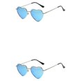 thumbnail image 4 of maskred PVC Heart-Shaped Glasses Non-Slide Silicone Nose Pads And Mulitple Colours For Chic Look Gold Metal silver frame skyblue 2Set, 4 of 6