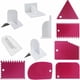 thumbnail image 1 of Fondant Cake Scraper Smoother Set of 6 Decorative Cake Scrapers and 5 Fondant Smoothing Tools, 1 of 5
