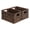Brown (Water Hyacinth), variant on Handwoven Rattan Storage Basket with Handles, Natural Wicker Decorative Basket for Kitchen Counter, Pantry Organization, Floral Arrangement, Gift Packaging & Home Decor